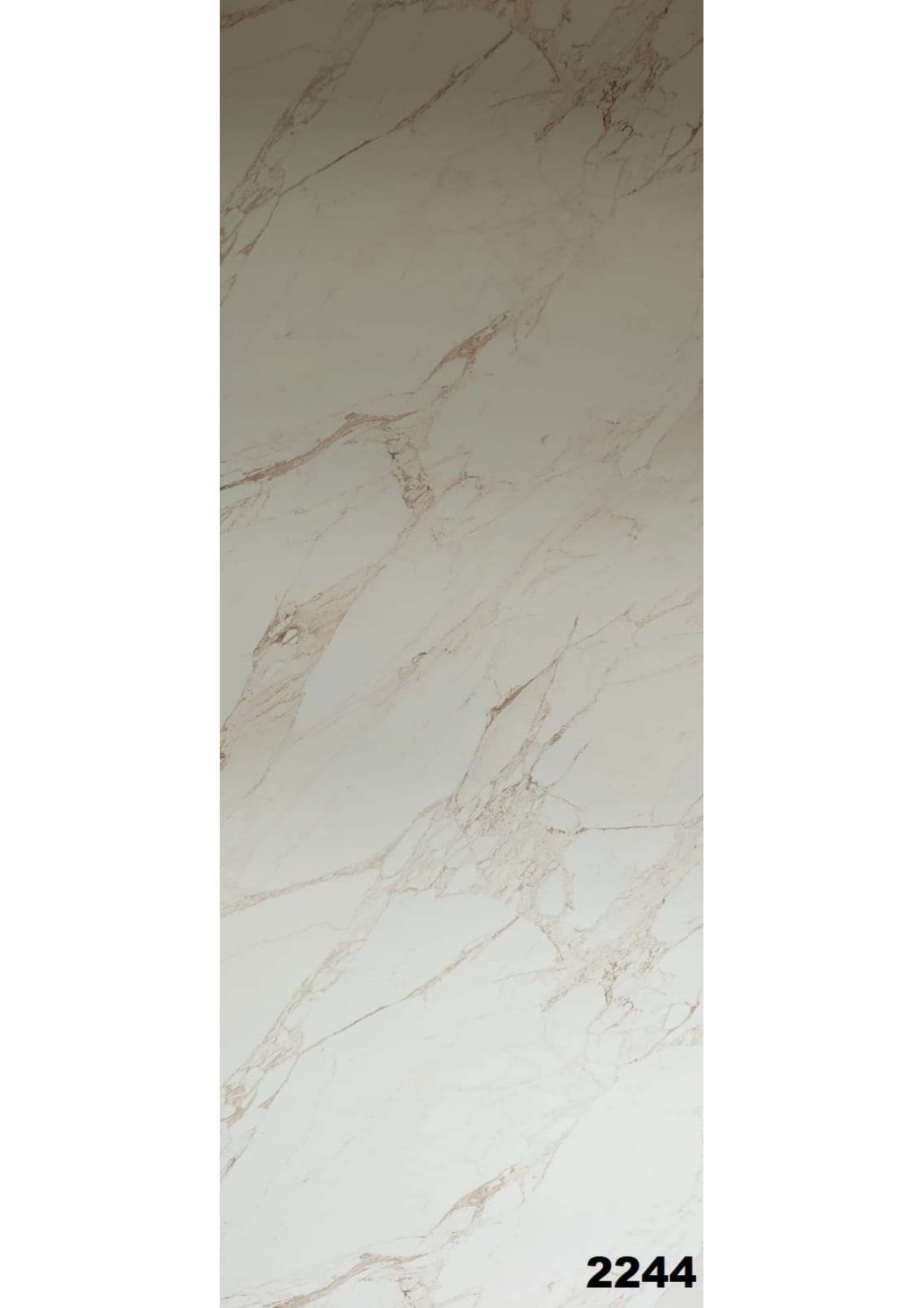 2244 White Color Texture Finish 8x4 ft 1 mm Decorative Laminates