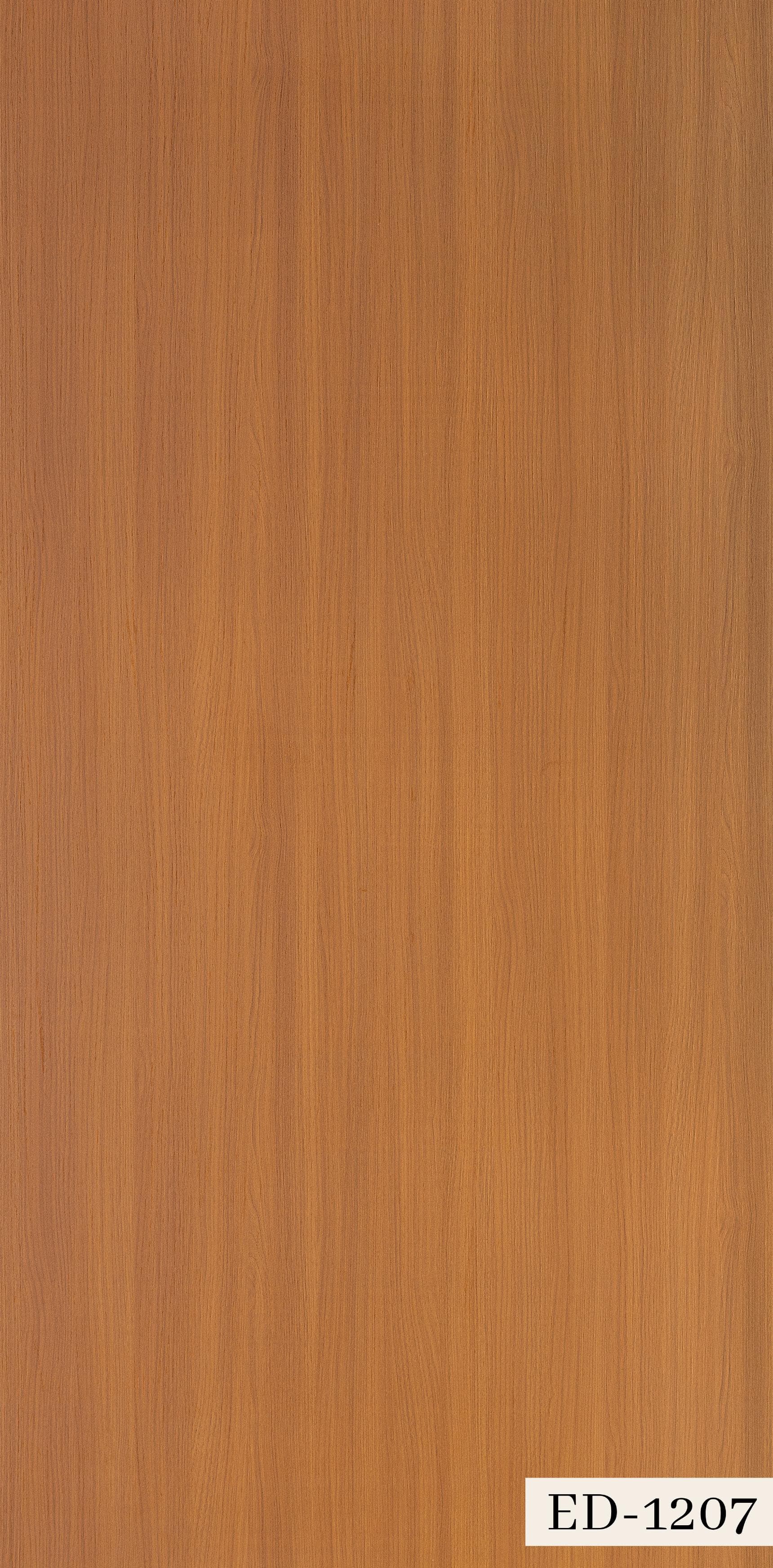 ED-1207 Brown Color Texture Finish 8x4 ft 1 mm Decorative Laminates