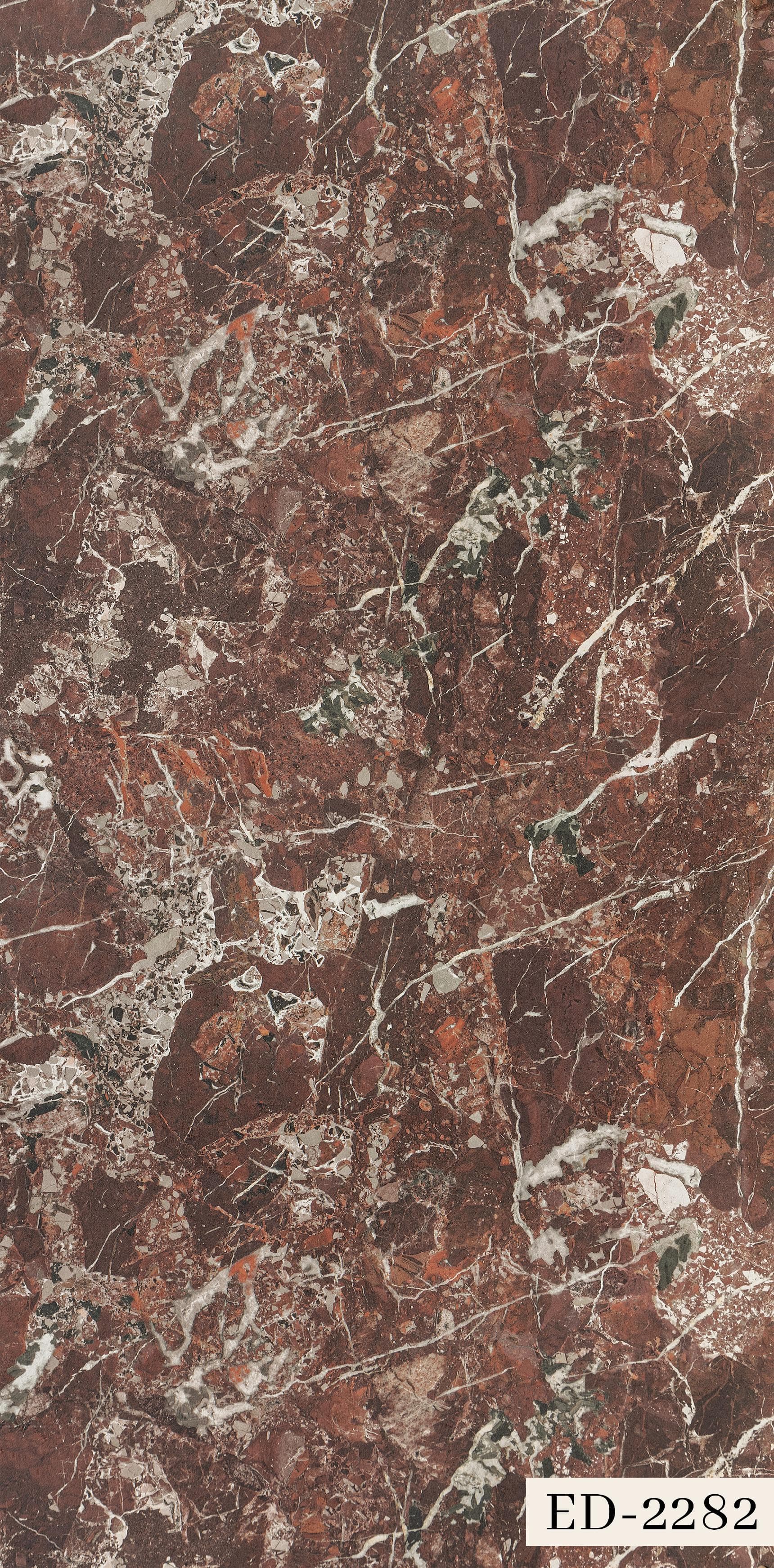 ED-2282 Red Color Texture Finish 8x4 ft 1 mm Decorative Laminates