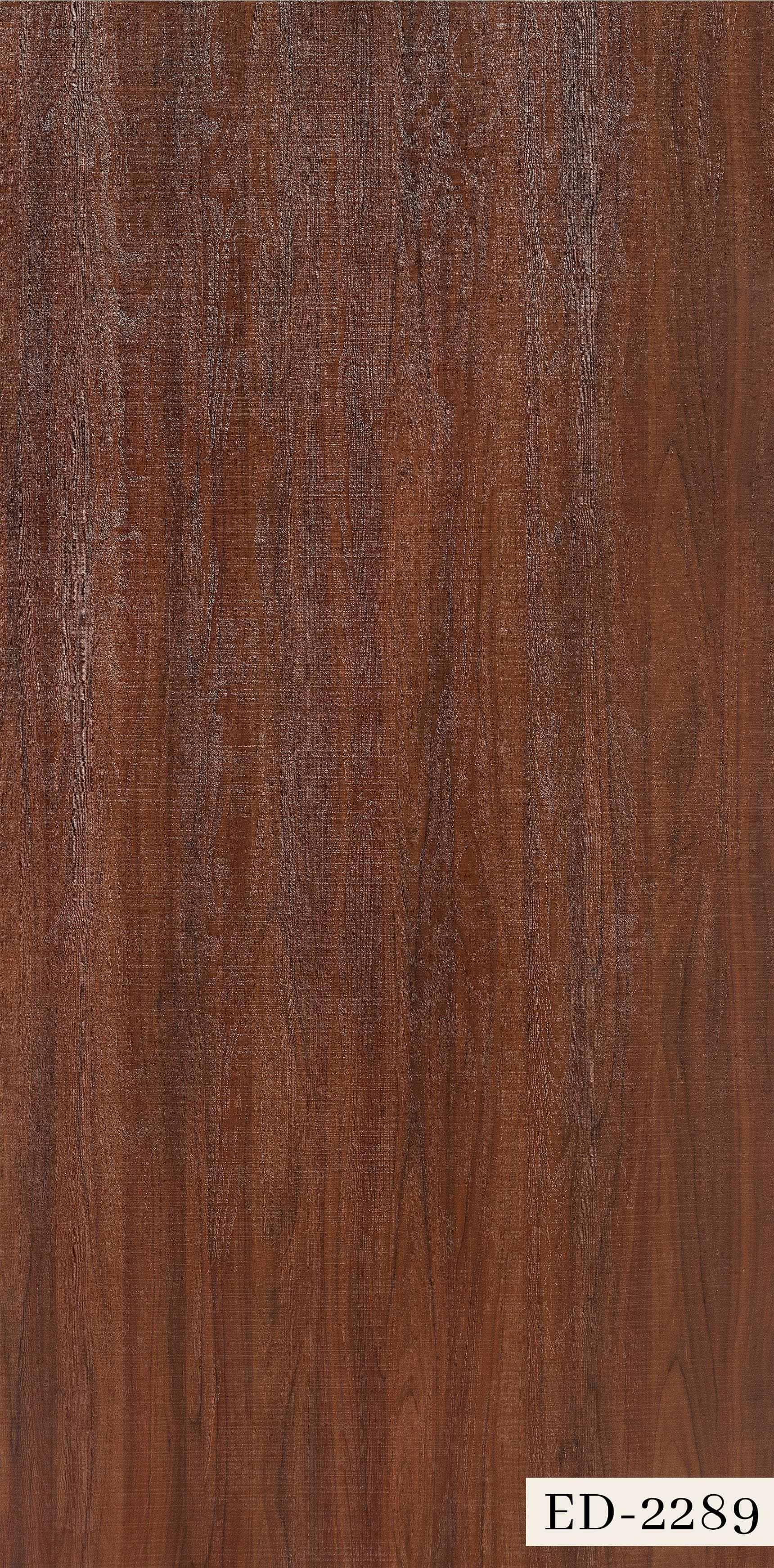 ED-2289 Brown Color Texture Finish 8x4 ft 1 mm Decorative Laminates