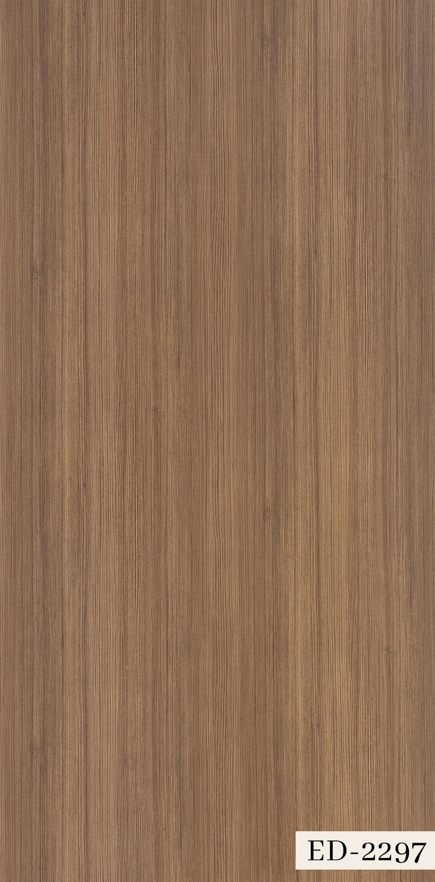 ED-2297 Brown Color Texture Finish 8x4 ft 1 mm Decorative Laminates