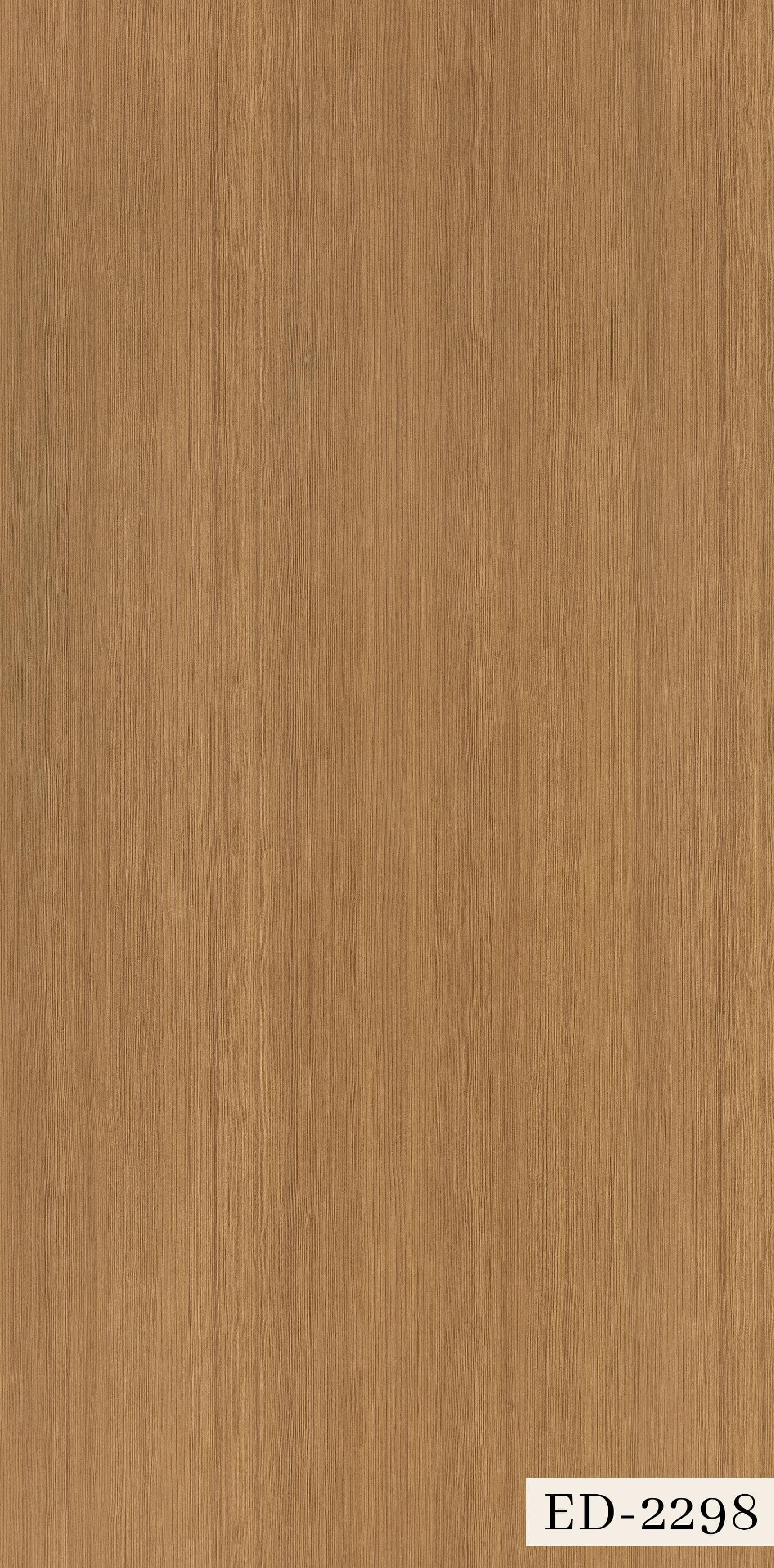 ED-2298 Brown Color Texture Finish 8x4 ft 1 mm Decorative Laminates