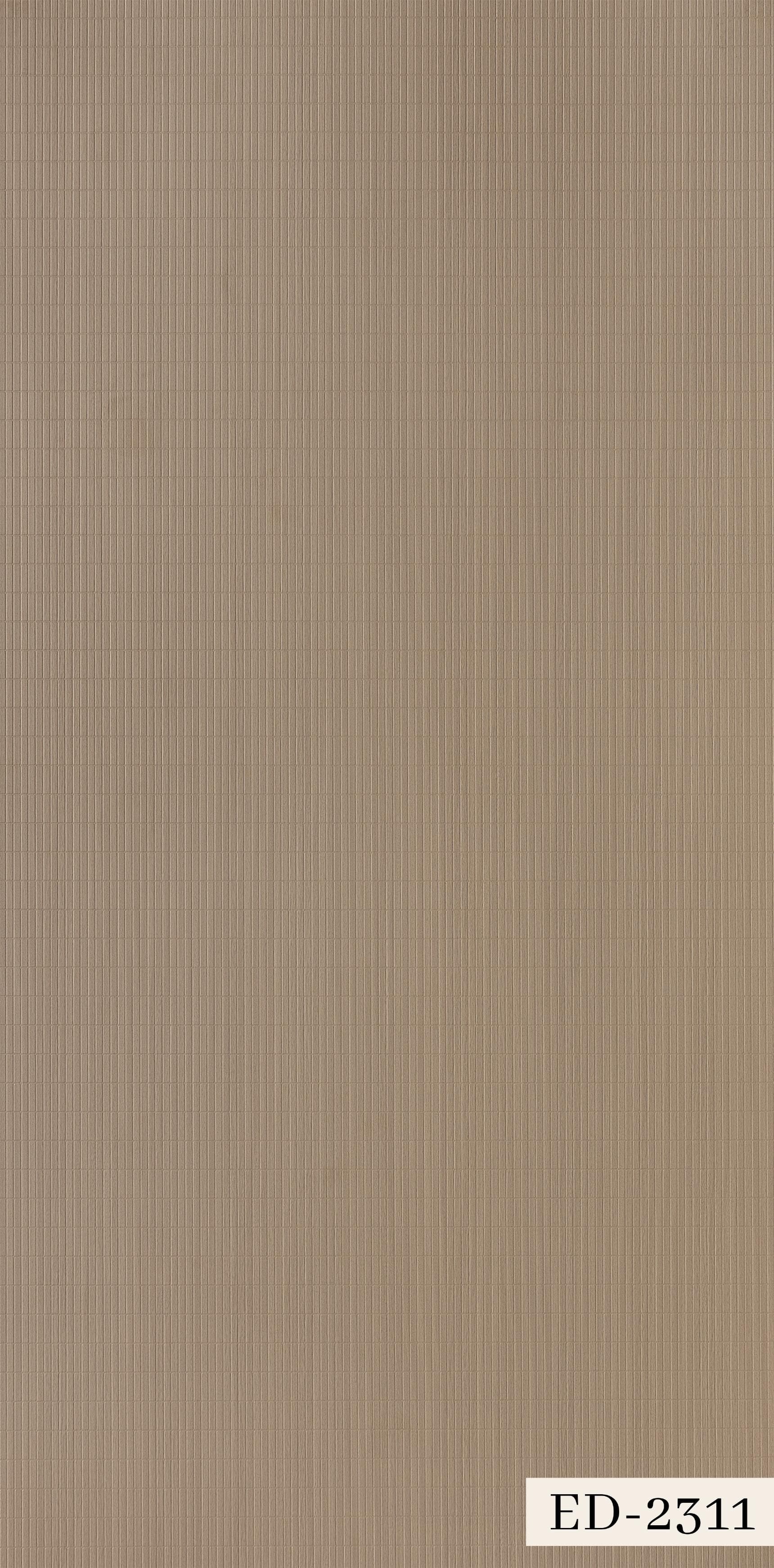 ED-2311 Brown Color Texture Finish 8x4 ft 1 mm Decorative Laminates