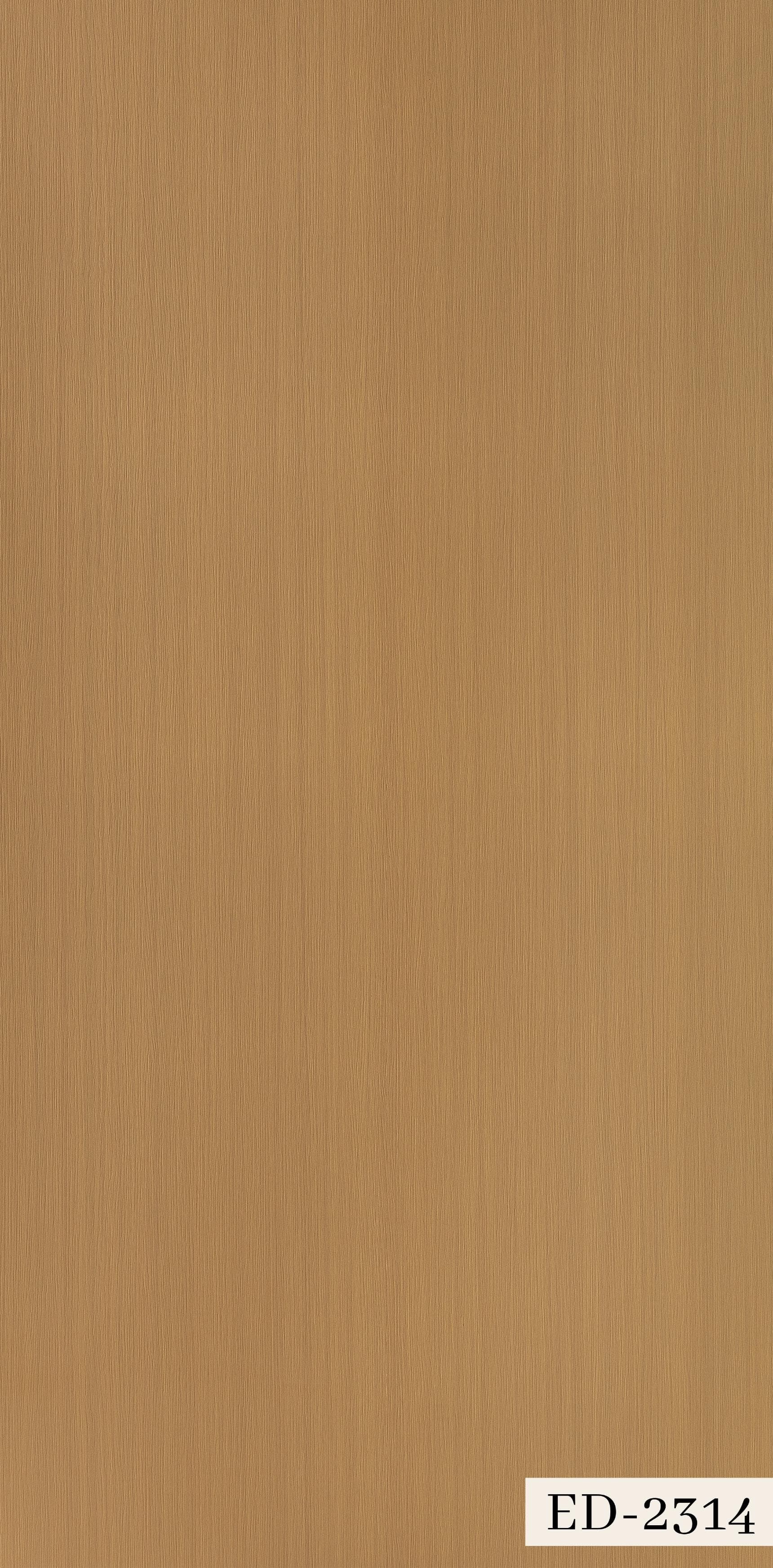 ED-2314 Brown Color Texture Finish 8x4 ft 1 mm Decorative Laminates