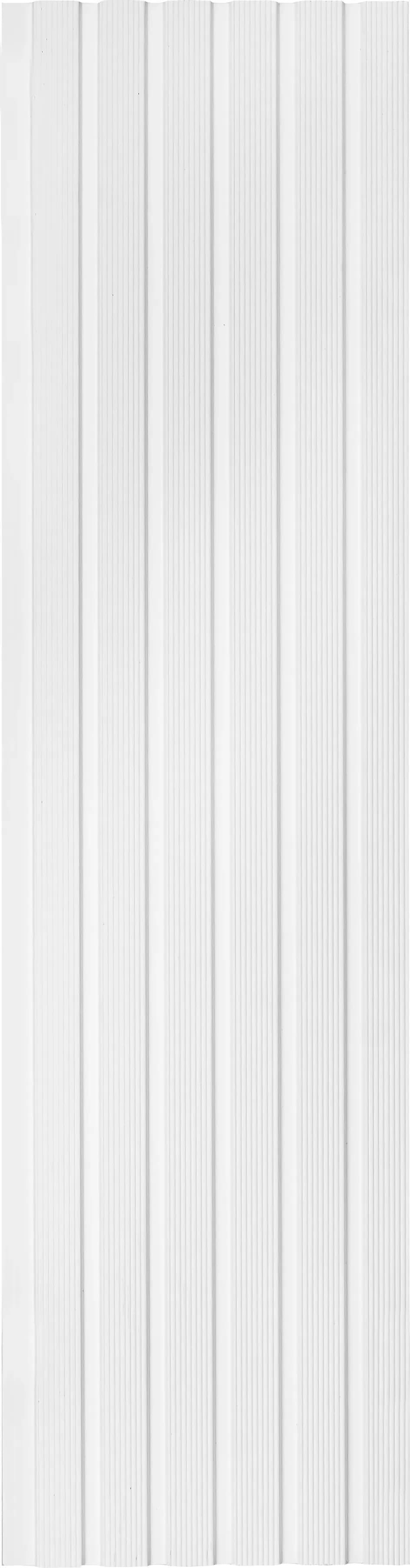 18107 Pastelite 18107 PVC Solid Louvers 8 Ft × 10 Inch