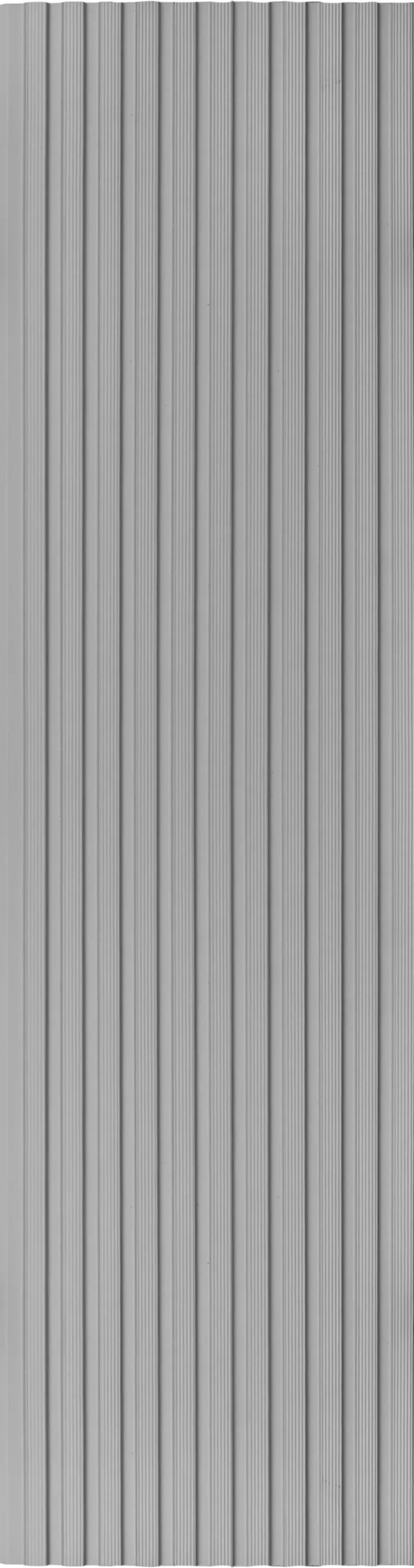 18115 Pastelite 18115 PVC Solid Louvers 8 Ft × 10 Inch
