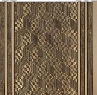 D Gruve OD-1203-D PVC Concrete Louvers 8 Ft x 1 Ft