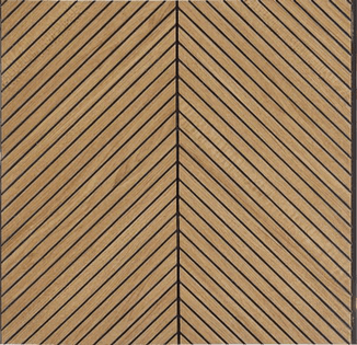 C Gruve OD-1205-C PVC Wooden Louvers 9.5 Ft x 1 Ft