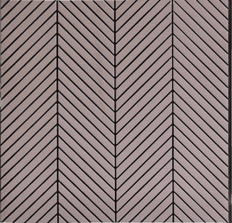 F Gruve OD-1206-F PVC Wooden Louvers 9.5 Ft x 1 Ft