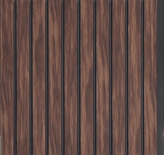 C Gruve OD-1208-C PVC Wooden Louvers 8 Ft x 1 Ft
