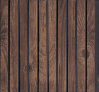 D Gruve OD-1208-D PVC Wooden Louvers 8 Ft x 1 Ft
