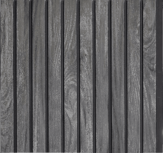 G ruve OD-1208-G PVC Wooden Louvers 8 Ft x 1 Ft