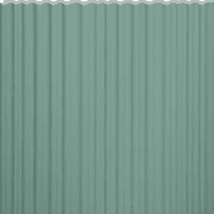 A Gruve OD-1211-A PVC Solid Louvers 8 Ft x 1 Ft