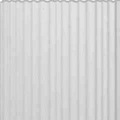 F Gruve OD-1211-F PVC Solid Louvers 8 Ft x 1 Ft