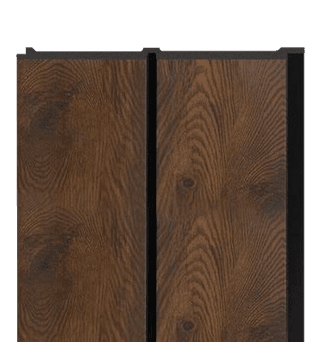 C Gruve OD-1212-C PVC Wooden Louvers 8 Ft x 1 Ft