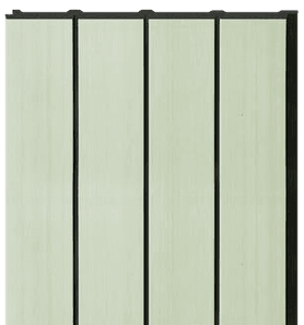 C Gruve OD-1213-C PVC Wooden Louvers 8 Ft x 1 Ft