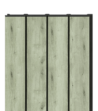 F Gruve OD-1213-F PVC Wooden Louvers 8 Ft x 1 Ft