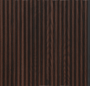 A Gruve OD-1215-A PVC Wooden Louvers 8 Ft x 1 Ft