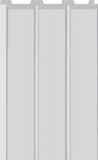 F Gruve OD-5003-F PVC Wooden Louvers 8 Ft x 4.75 Inch