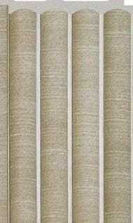 A Gruve OD-5004-A PVC Concrete Louvers 9.5 Ft x 4.75 Inch