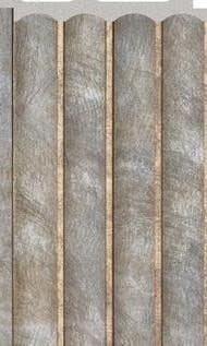 G ruve OD-5004-G PVC Concrete Louvers 8 Ft x 4.75 Inch