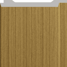 C Gruve OD-5011-C PVC Wooden Louvers 8 Ft x 4.75 Inch
