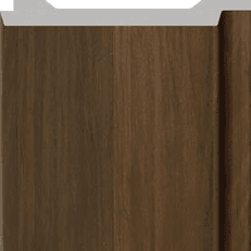 D Gruve OD-5011-D PVC Wooden Louvers 9.5 Ft x 4.75 Inch