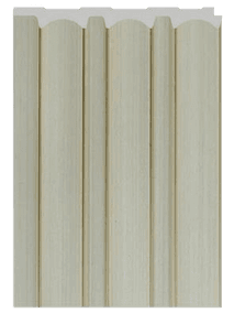 A Gruve OD-5012-A PVC Concrete Louvers 8 Ft x 4.75 Inch