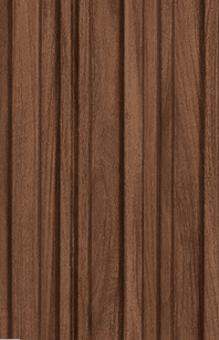 B Gruve OD-5013-B PVC Wooden Louvers 9.5 Ft x 4.75 Inch