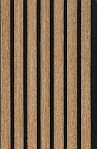 C Gruve OD-5015-C PVC Wooden Louvers 9.5 Ft x 4.75 Inch
