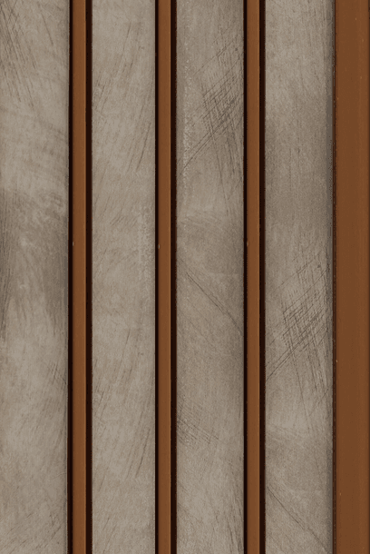 G ruve OD-5017-G PVC Wooden Louvers 8 Ft x 4.75 Inch