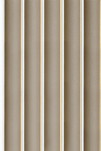 A Gruve OD-5018-A PVC Wooden Louvers 9.5 Ft x 4.75 Inch