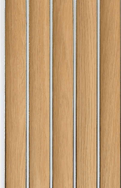 C Gruve OD-5018-C PVC Wooden Louvers 8 Ft x 4.75 Inch