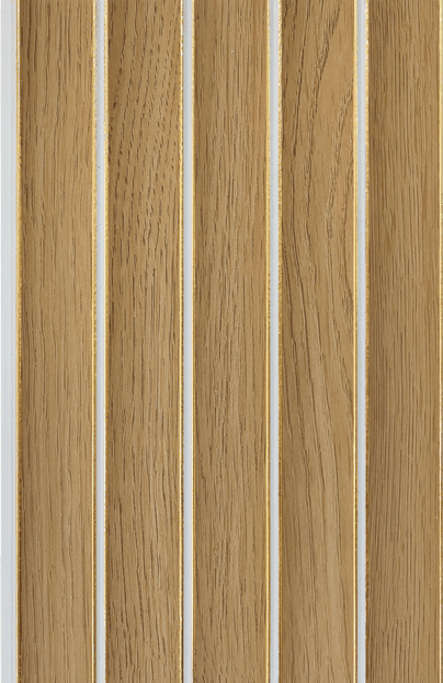 D Gruve OD-5018-D PVC Wooden Louvers 8 Ft x 4.75 Inch