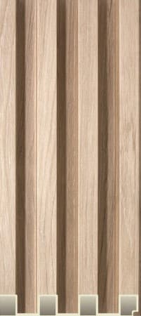 C Gruve WPC-01-C WPC Wooden Louvers 9.5 Ft x 6 Inch