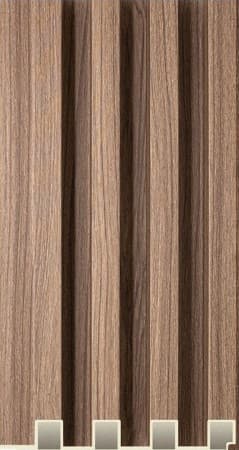 F Gruve WPC-01-F WPC Wooden Louvers 9.5 Ft x 6 Inch