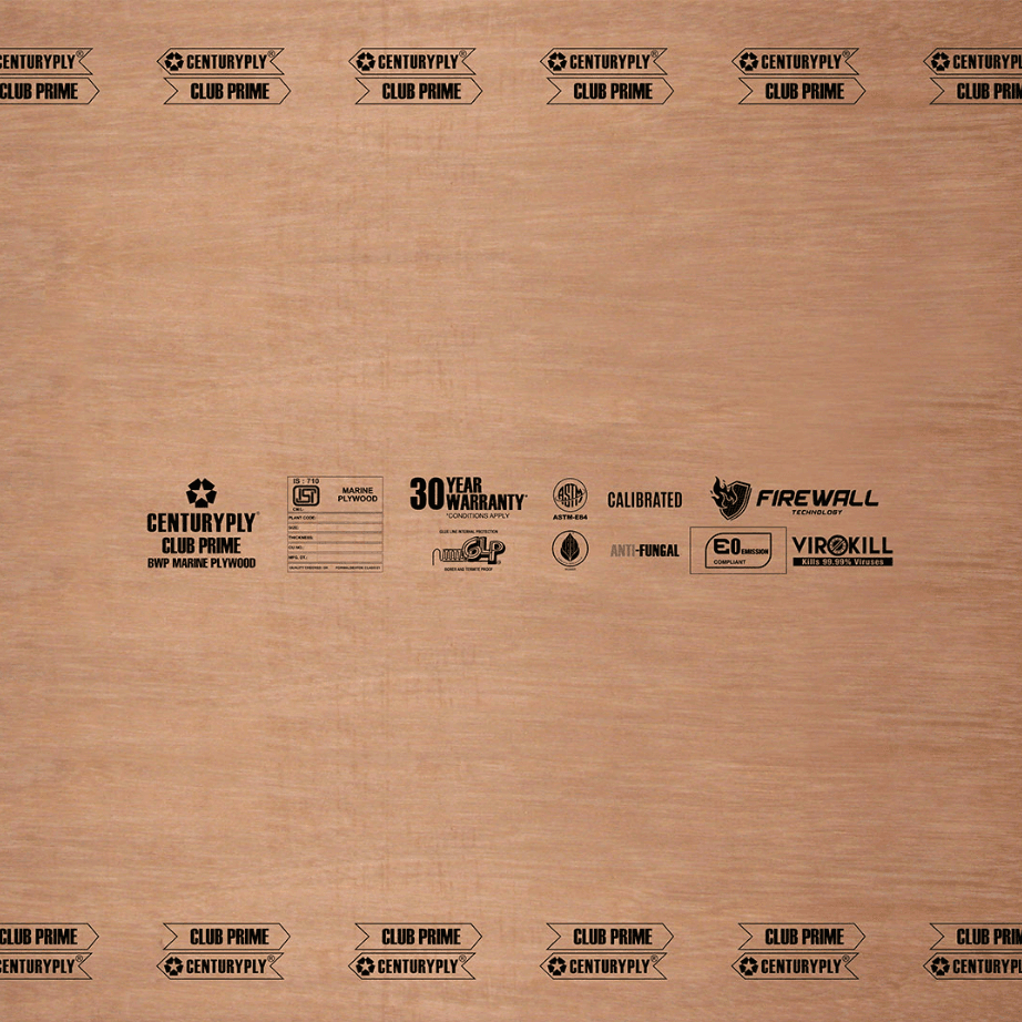 Century Ply Club Prime 7 ft x 4 ft BWP Grade Plywood - 6mm (30 Years Warranty)
