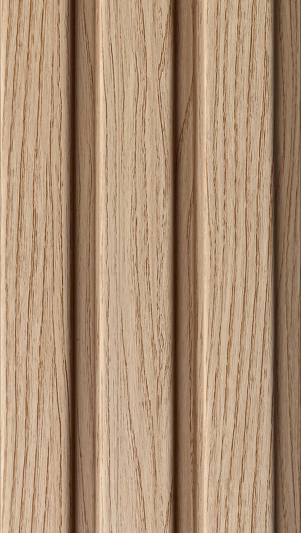 WL-1221 Brown Color Wooden PVC Louvers 8 Ft x 5 Inch