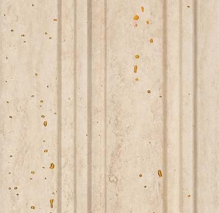 WL-1472 White Color Marble & Stone PVC Louvers 8 Ft x 5 Inch