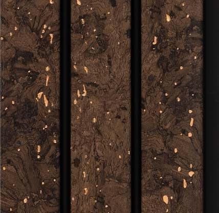 WL-1475 Brown Color Marble & Stone PVC Louvers 8 Ft x 5 Inch