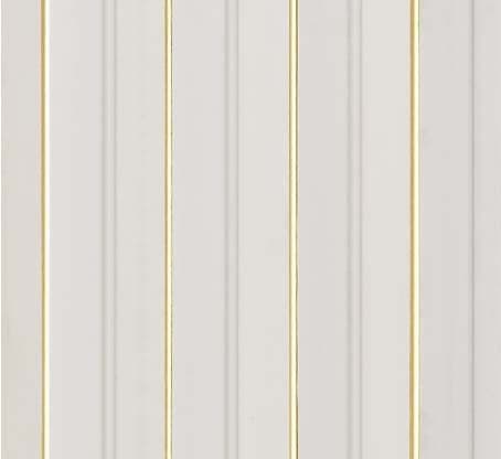 WL-1601 White Color Marble & Stone PVC Louvers 8 Ft x 5 Inch