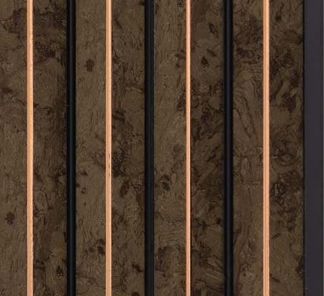 WL-1606 Brown Color Marble & Stone PVC Louvers 9.5 Ft x 5 Inch