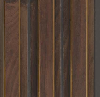 WL-1613 Brown Color Marble & Stone PVC Louvers 8 Ft x 5 Inch