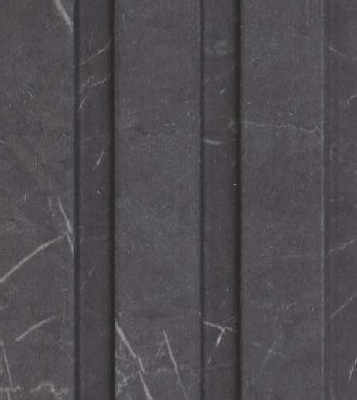 WL-3402 Grey Color Marble & Stone PVC Louvers 9.5 Ft x 5 Inch