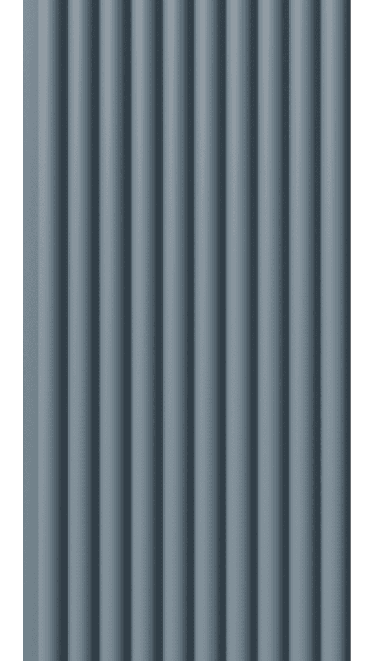 3619 PVC Louvers Solid Colour Panels 9.5 Ft x 6 Inch