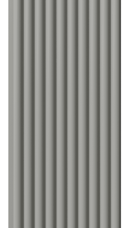 3639 PVC Louvers Solid Colour Panels 9.5 Ft x 6 Inch