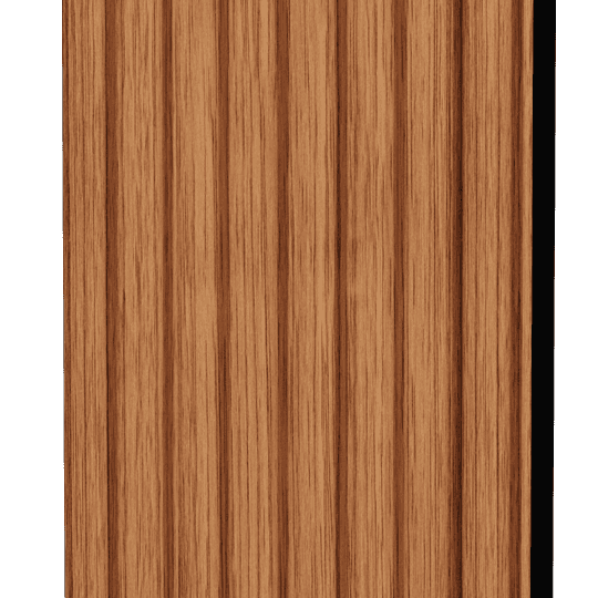 AL-2001 Charcoal Louvers Wood Look Panels 8 Ft x 4.75 Inch