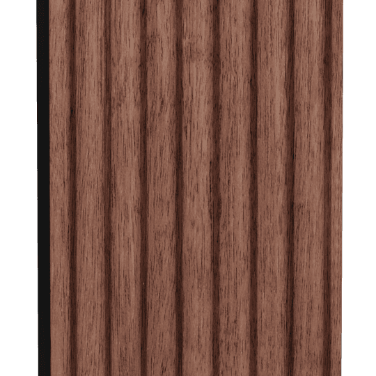 AL-2005 Charcoal Louvers Wood Look Panels 8 Ft x 4.75 Inch
