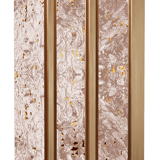 AL-2012 Charcoal Louvers Wood Look Panels 8 Ft x 4.75 Inch