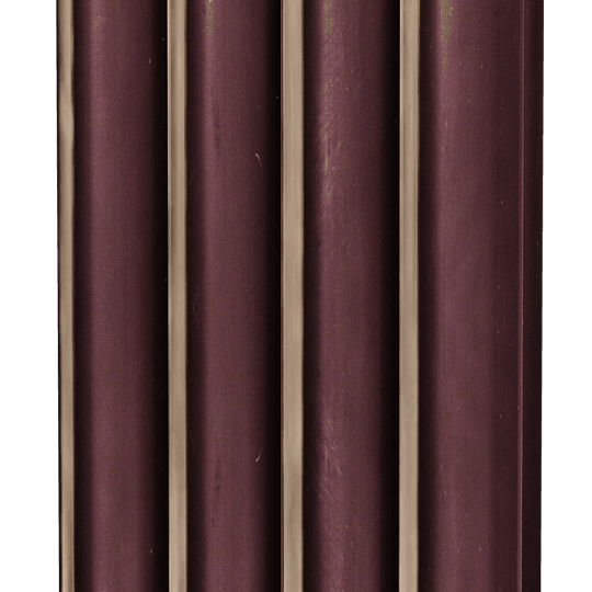 AL-2018 Charcoal Louvers Wood Look Panels 8 Ft x 4.75 Inch